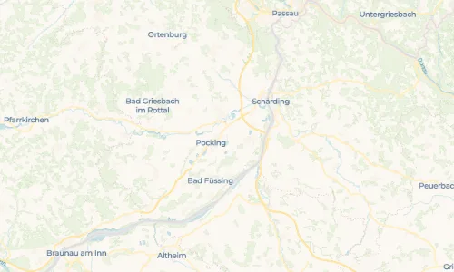 Regenradar-Vorschau: aktuelle Niederschläge in Oberindling und Umgebung