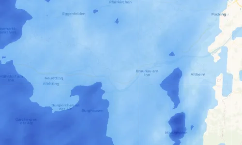 Regenradar Vorschaubild - Aktuelle Niederschläge in Oberjulbach und Umgebung