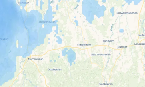 Regenradar Vorschaubild - Aktuelle Niederschläge in Oberkammlach und Umgebung