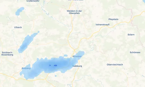 Regenradar Vorschaubild - Aktuelle Niederschläge in Oberköblitz und Umgebung