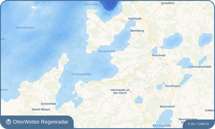 OtterWetter Regenradar-Widget Oberköst