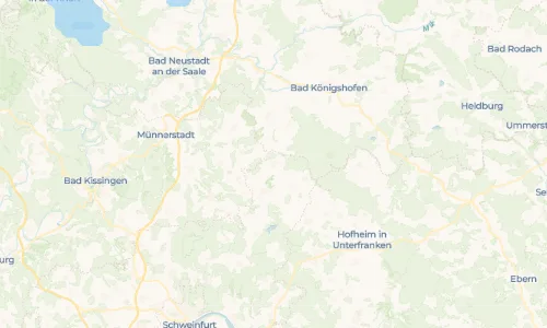 Regenradar Vorschaubild - Aktuelle Niederschläge in Oberlauringen und Umgebung