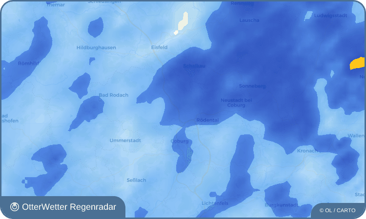 OtterWetter Regenradar-Widget Oberlauter