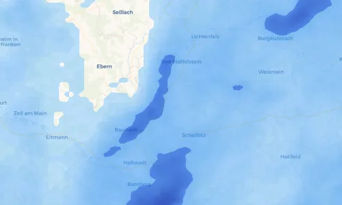 Regenradar Vorschaubild - Aktuelle Niederschläge in Oberleiterbach und Umgebung