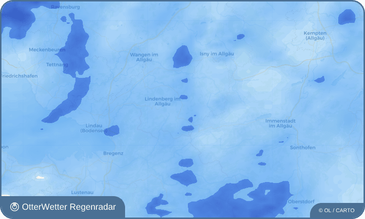 Widget-Vorschau für Oberleute Wetter-Widget-Vorschau mit Vorhersagedaten für Oberleute