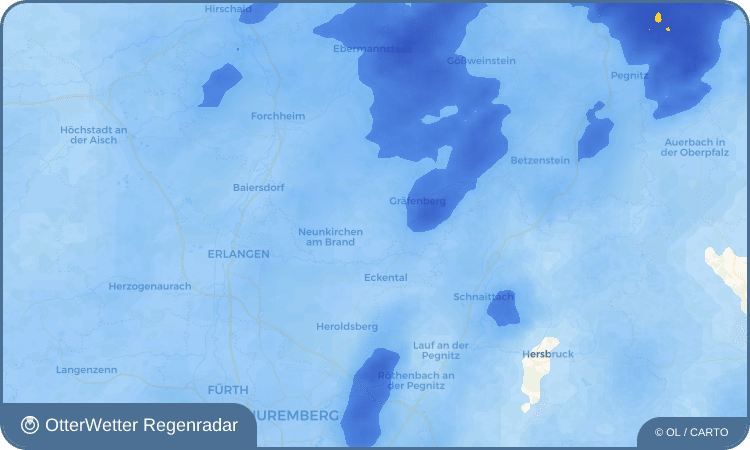 OtterWetter Regenradar-Widget Oberlindelbach
