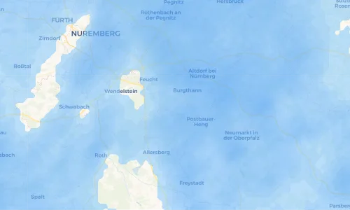 Regenradar Vorschaubild - Aktuelle Niederschläge in Oberlindelburg und Umgebung