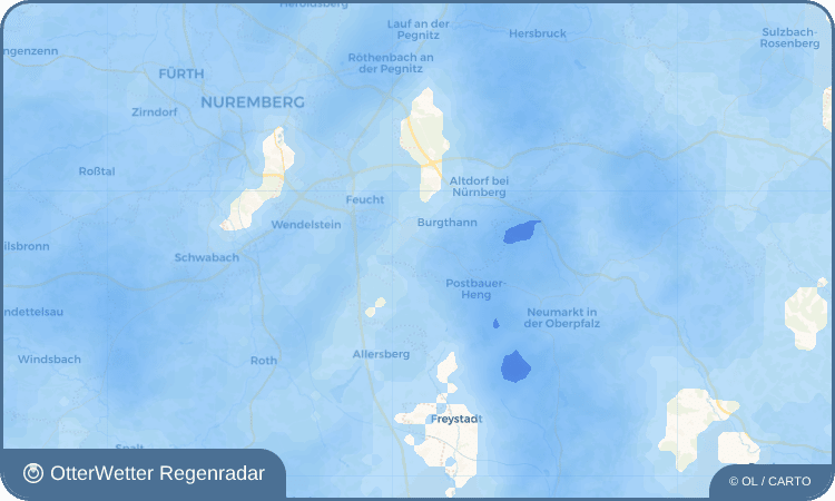 OtterWetter Regenradar-Widget Oberlindelburg