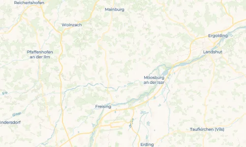 Regenradar Obermarchenbach: aktuelle Niederschläge in Obermarchenbach und Umgebung, Stand 18. Oktober 2026 um 23:45 Uhr