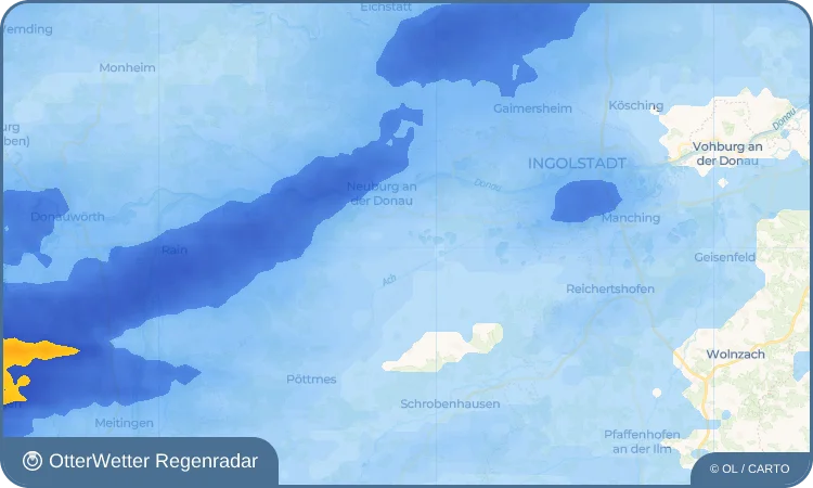 Wetter-Widget-Vorschau mit Vorhersagedaten für Obermaxfeld