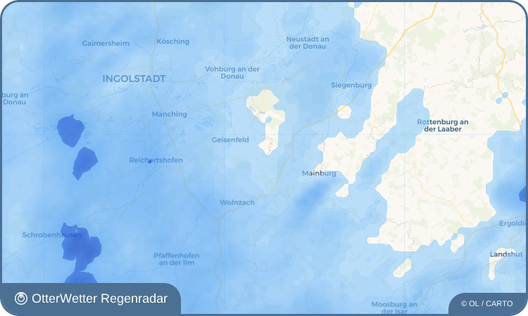 OtterWetter Regenradar-Widget Obermettenbach