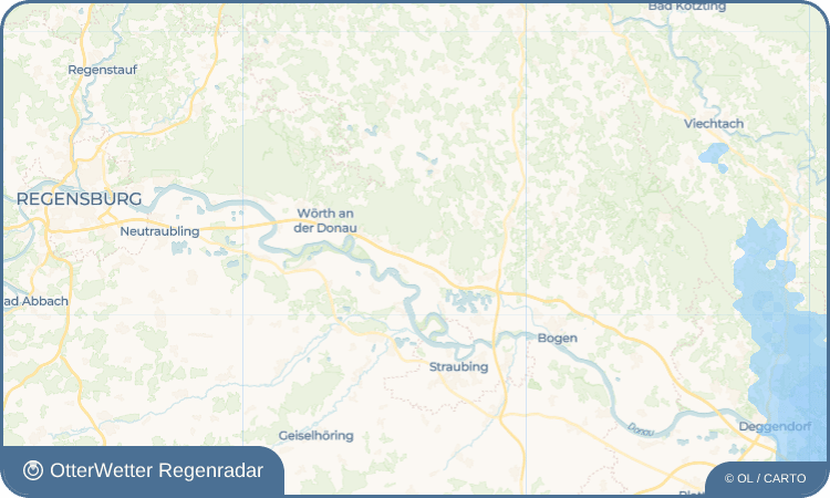 OtterWetter Regenradar-Widget Obermiethnach
