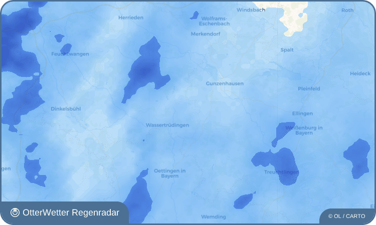 OtterWetter Regenradar-Widget Obermögersheim