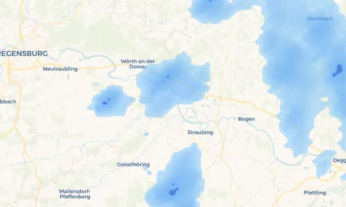 Regenradar Vorschaubild - Aktuelle Niederschläge in Obermotzing und Umgebung