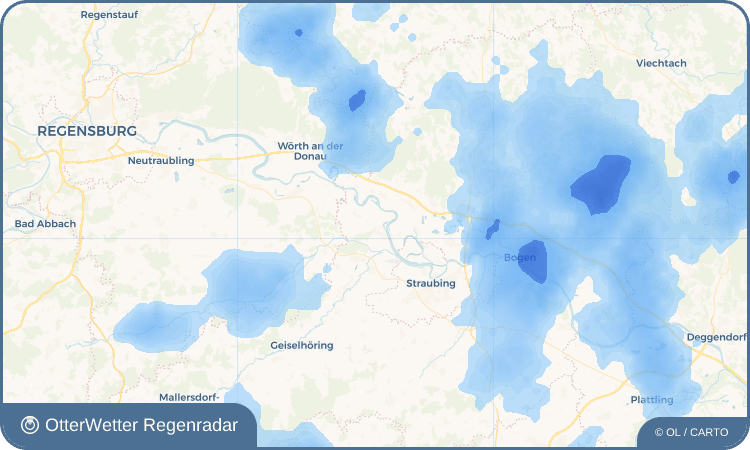 Wetter-Widget-Vorschau mit Vorhersagedaten für Obermotzing