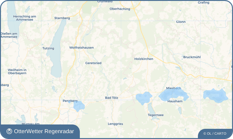 OtterWetter Regenradar-Widget Obermühlthal