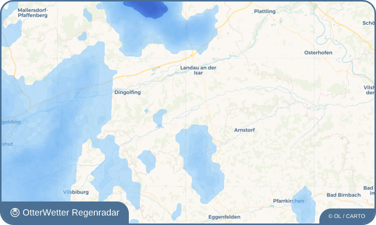 OtterWetter Regenradar-Widget Obermünchsdorf