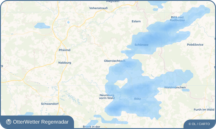 OtterWetter Regenradar-Widget Obermurach