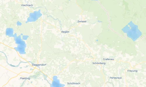 Regenradar Vorschaubild - Aktuelle Niederschläge in Obernaglbach und Umgebung
