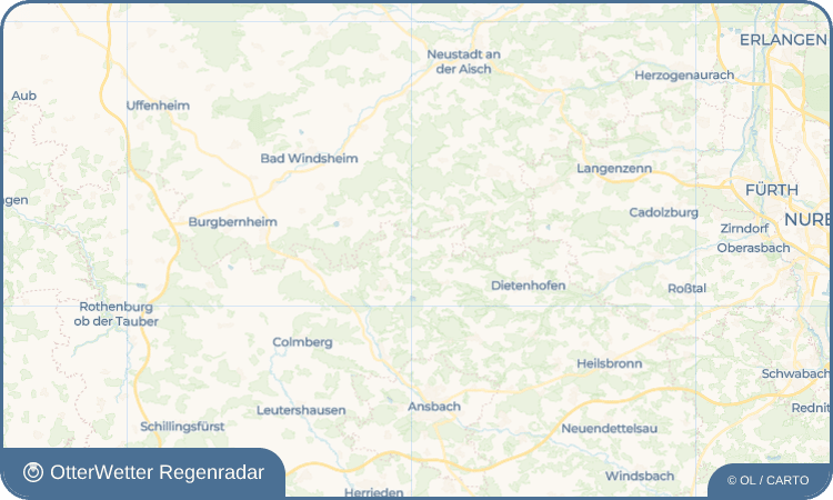 OtterWetter Regenradar-Widget Obernbibert
