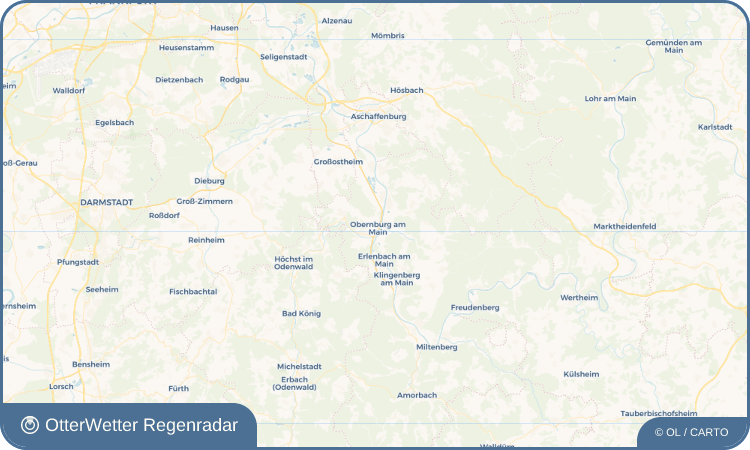 Widget-Vorschau für Obernburg am Main Wetter-Widget-Vorschau mit Vorhersagedaten für Obernburg am Main