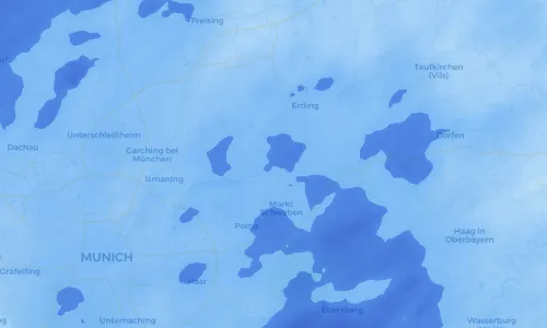 Regenradar Vorschaubild - Aktuelle Niederschläge in Oberneuching und Umgebung