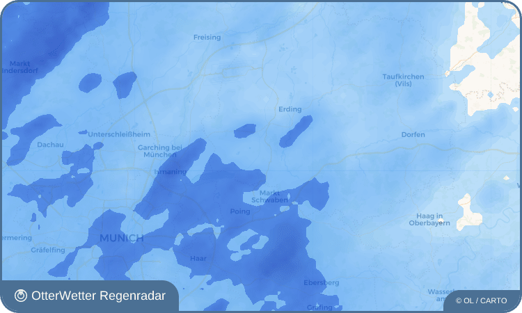 OtterWetter Regenradar-Widget Oberneuching