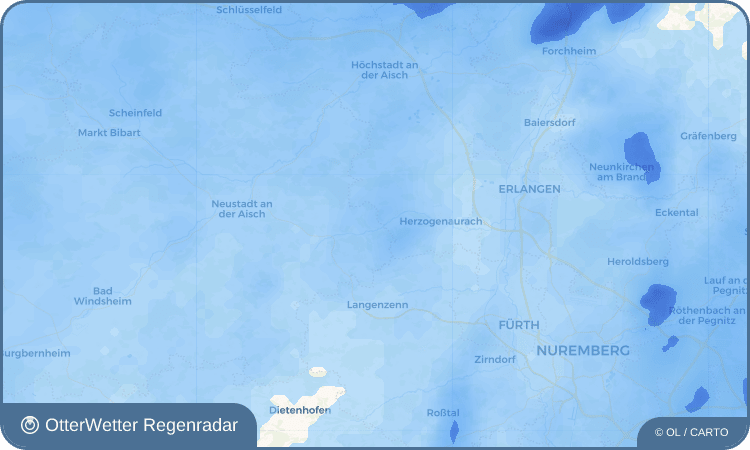 OtterWetter Regenradar-Widget Oberniederndorf