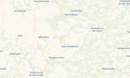 Regenradar Oberntief: aktuelle Niederschläge in Oberntief und Umgebung, Stand 24. Oktober 2026 um 2:55 Uhr