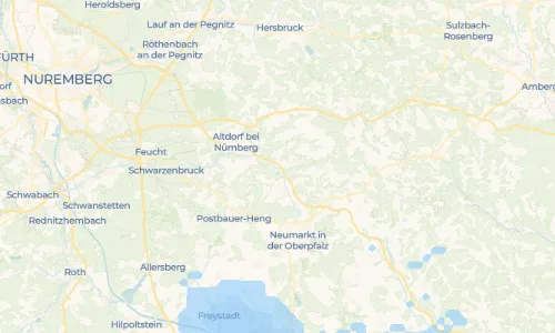 Regenradar-Vorschau: aktuelle Niederschläge in Oberölsbach und Umgebung