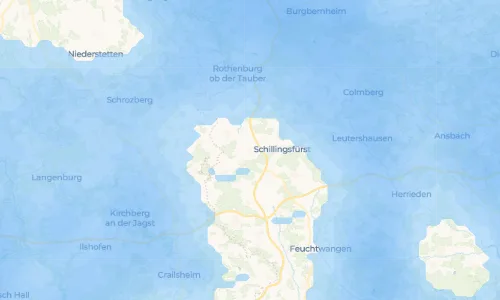 Regenradar Vorschaubild - Aktuelle Niederschläge in Oberoestheim und Umgebung