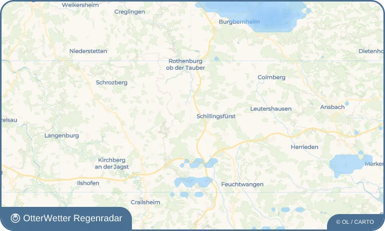 Wetter-Widget-Vorschau mit Vorhersagedaten für Oberoestheim