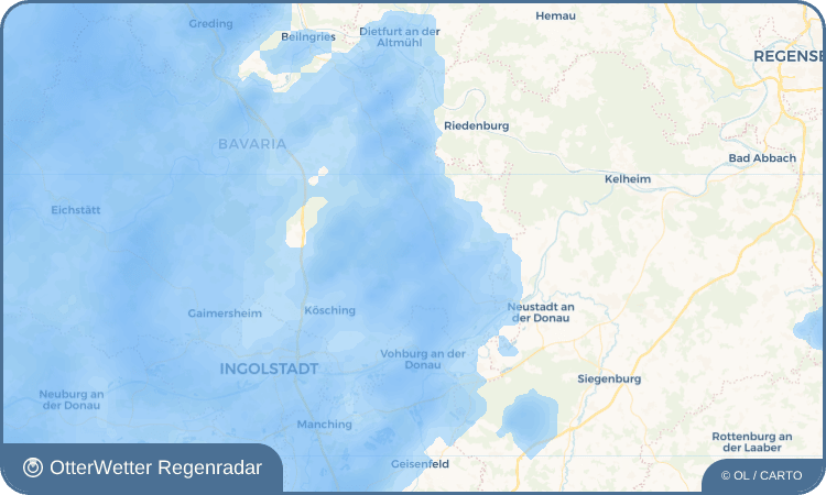 OtterWetter Regenradar-Widget Oberoffendorf