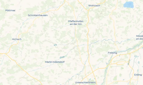 Regenradar Oberpaindorf: aktuelle Niederschläge in Oberpaindorf und Umgebung, Stand 27. Oktober 2026 um 23:05 Uhr