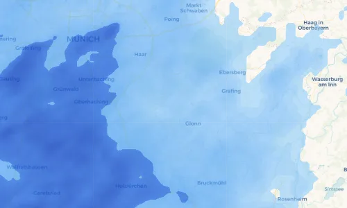 Regenradar Vorschaubild - Aktuelle Niederschläge in Oberpframmern und Umgebung