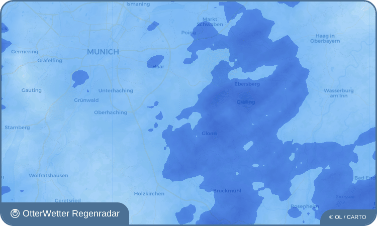 OtterWetter Regenradar-Widget Oberpframmern