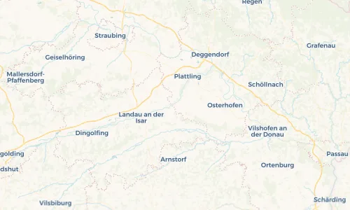 Regenradar Vorschaubild - Aktuelle Niederschläge in Oberpöring und Umgebung