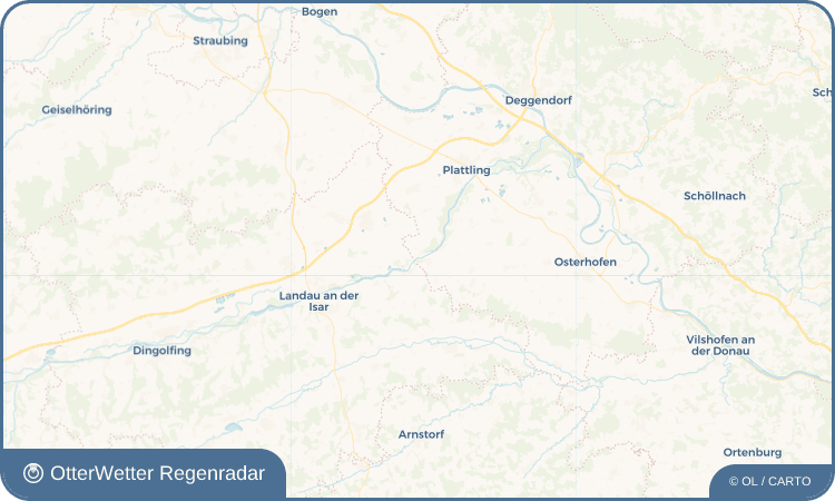OtterWetter Regenradar-Widget Oberpöringermoos