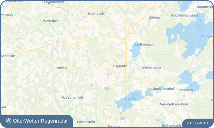 OtterWetter Regenradar-Widget Oberpreuschwitz