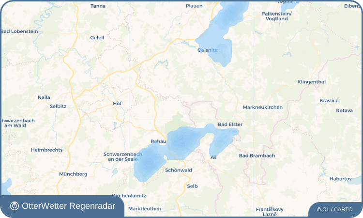 Wetter-Widget-Vorschau mit Vorhersagedaten für Oberprex