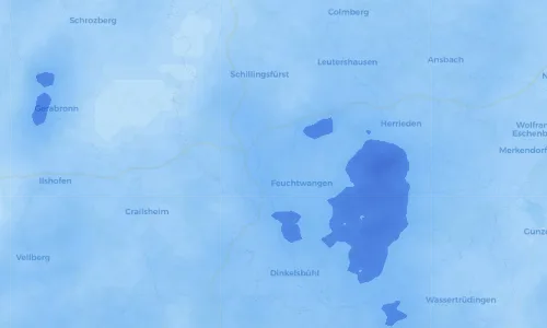 Regenradar Vorschaubild - Aktuelle Niederschläge in Oberransbach und Umgebung