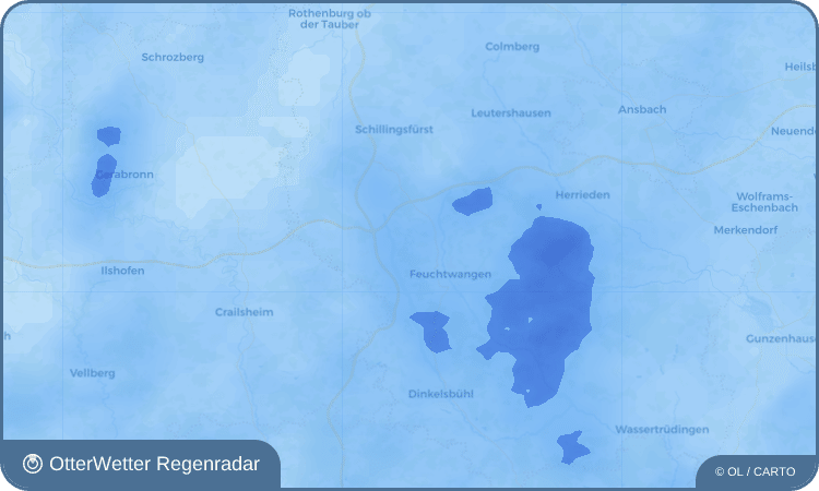 OtterWetter Regenradar-Widget Oberransbach