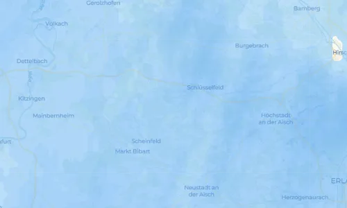 Regenradar Vorschaubild - Aktuelle Niederschläge in Oberrimbach und Umgebung