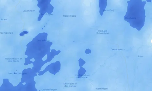 Regenradar Vorschaubild - Aktuelle Niederschläge in Oberringingen und Umgebung