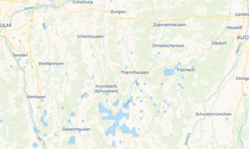 Regenradar Vorschaubild - Aktuelle Niederschläge in Oberrohr und Umgebung