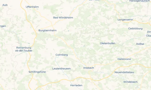 Regenradar Vorschaubild - Aktuelle Niederschläge in Oberrosenbach und Umgebung