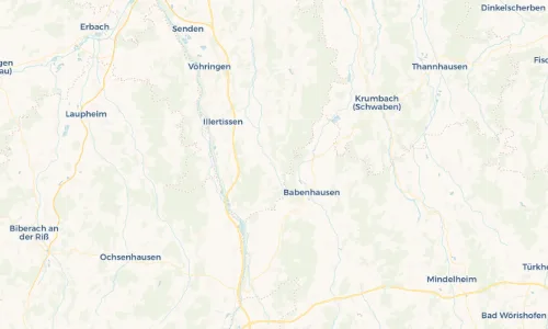 Regenradar Vorschaubild - Aktuelle Niederschläge in Oberroth und Umgebung