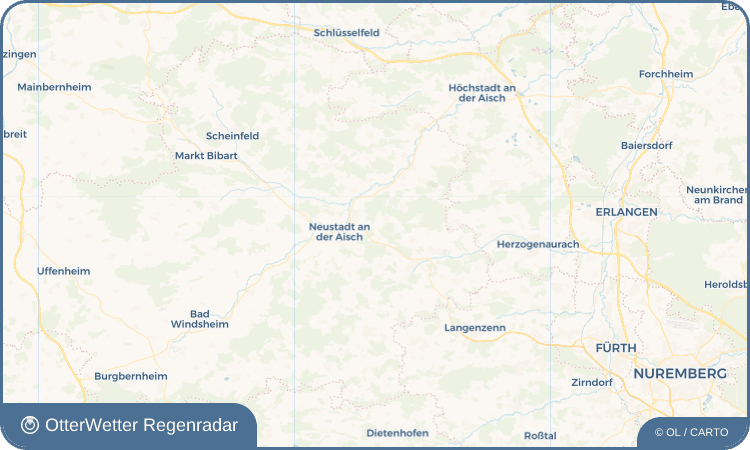 OtterWetter Regenradar-Widget Obersachsen