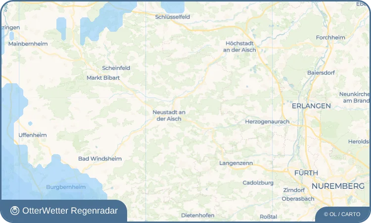 Widget-Vorschau für Obersachsen Wetter-Widget-Vorschau mit Vorhersagedaten für Obersachsen