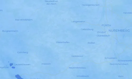 Regenradar Vorschaubild - Aktuelle Niederschläge in Oberschlauersbach und Umgebung